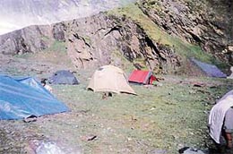The Panch Chuli base camp