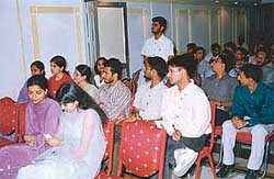 A free counselling seminar for civil services aspirants in progress in Sector 35, Chandigarh
