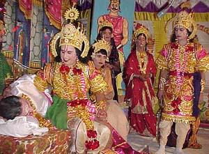 A scene from Ram Lila