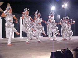 Students of Chaman Vatika School perform at their annual day function