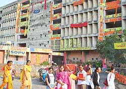 Girls hostels in Chandigarh are favourite places for campaigning for elections to the Punjab University Campus Students Council
