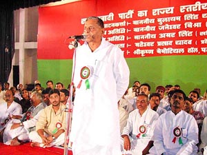 Samajwadi Party chief Mulayam Singh Yadav