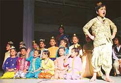 Students of the YPS stage the play The King and I in SAS Nagar
