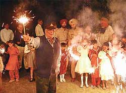 Jacob, at Punjab Raj Bhavan. Orphan children celebrate Divali with the Governor of Punjab and UT Administrator