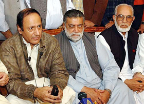 Chaudary Shujaat nominates Mir Zafarullah Khan Zamali as a Prime Minister