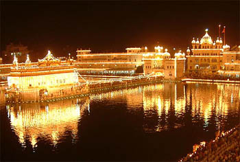 A view of the Golden Temple