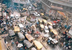 Traffic chaos