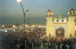 A view of the venue of annual Nirankari Sant Samagam