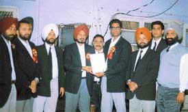 Senior lawyer T.S. Sood releases the agenda of the Organisation of Young Lawyers