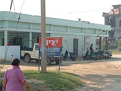 A police station in Jalandhar, which has been running from encroached shops