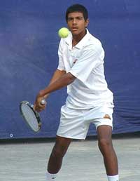 Rohan Gide winner of u-16 boys in action