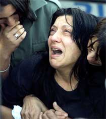 The mother of 13-year-old Israeli girl Hodaya Asraf, who was killed by a Palestinian