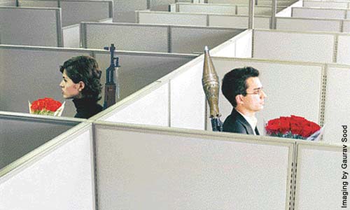 Office guiles, wiles ... and missiles