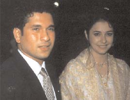 Sachin Tendulkar and Anjali