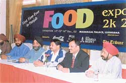 Organisers of Food Expo 2K2 at a press meet