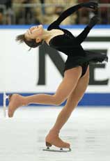 Fumire Suguri of Japan performs her womens singles programme at the 2002 International Figure Skating Competition