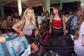 sraeli citizens arrive at Mombasa