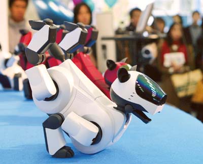 Sony presents the limited edition Aibo entertainment robots