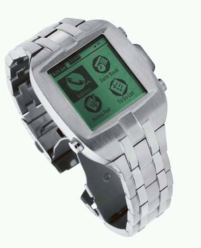 The WRIST PDA from watchmaker Fossil and handheld software company Palm