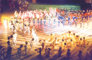 A spectacular cultural show at Sadhu Vaswani International School