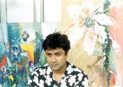 Niladri Pauls exposition showcases the artists fascination with colours
