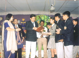 At a function during the annual cultural pageant 