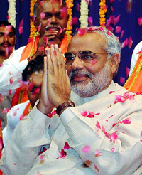 Gujarat Chief Minister Narendra Modi 