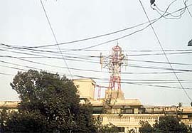 Lutyens showpiece, all wired up