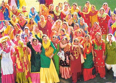 Riot of colours