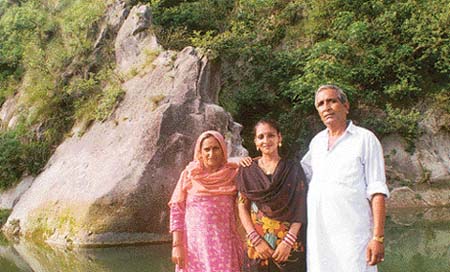 The second Neetu with her past-life parents Sheetla Devi and Shanti Swaroop