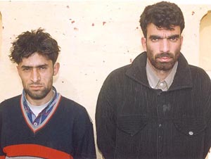 Javed Ahmed Malik and Altaf Hussain Dar, both listed terrorists of the Lashkar-e-Toiba
