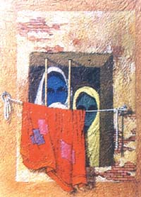 H. N. Mishras Women-1, Acrylic