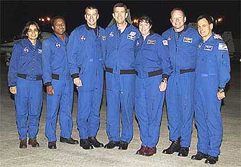 Space shuttle Colombia crew
