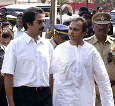 Uddhav Thackrey and Anil Ambani