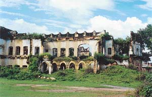 The dilapidated haveli of Kalsia rajas