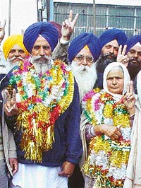 Mr Harbans Singh Bhanohar and Mrs Pritam Kaur
