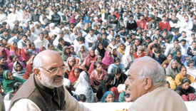 Former Delhi Chief Ministers Sahib Singh Verma and Madan Lal Khurana
