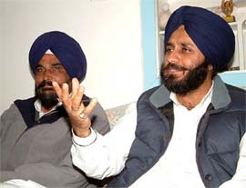 Mr Sukhbir Singh Badal addresses a Press conference