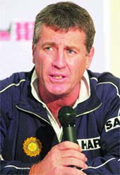 John Wright, the coach, has been an isolated figure in the team in the last few months. 