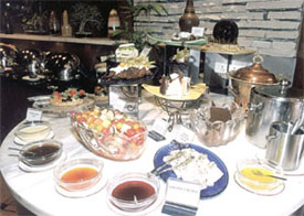 One of the five-star hotels is offering a special feast 
