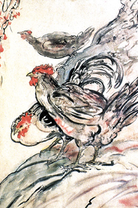 Abani Sens romantic sensibilities are evident in his paintings. 
