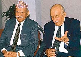 Field Marshal Sam Manekshaw with Y. M. Bommi