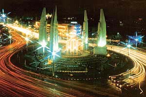 The mass transit system is a heavy dual track one