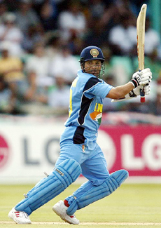 A copybook square cut by Sachin Tendulkar