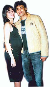 Marc Robinson with wife Waluscha