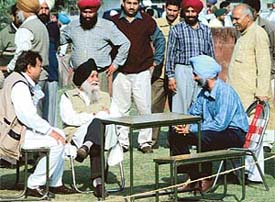 Mr R.R. Bhardwaj, Deputy Chairman of the Punjab Planning Board, Capt Kanwaljit Singh, general secretary of the Shiromani Akali Dal, and Mr Deepinder Singh Dhillon, Additional Advocate General of Punjab