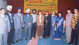 Rajat Deep Kaur, who has been elected district Rotaract Representative