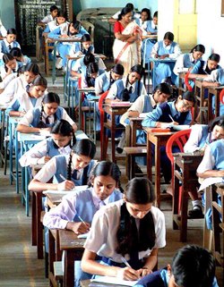 A view of an examination hall