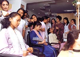 Bharti Taneja training students at Alps