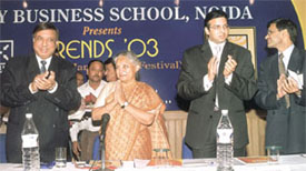 Delhi Chief Minister Sheila Dikshit at the inauguration of the annual management